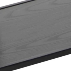 Boekenkast Bronx MDF Zwart 77x185cm - Giga Living