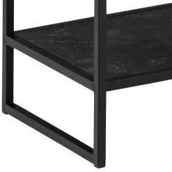 Boekenkast Diego Melamine Zwart 85x185cm - Giga Living
