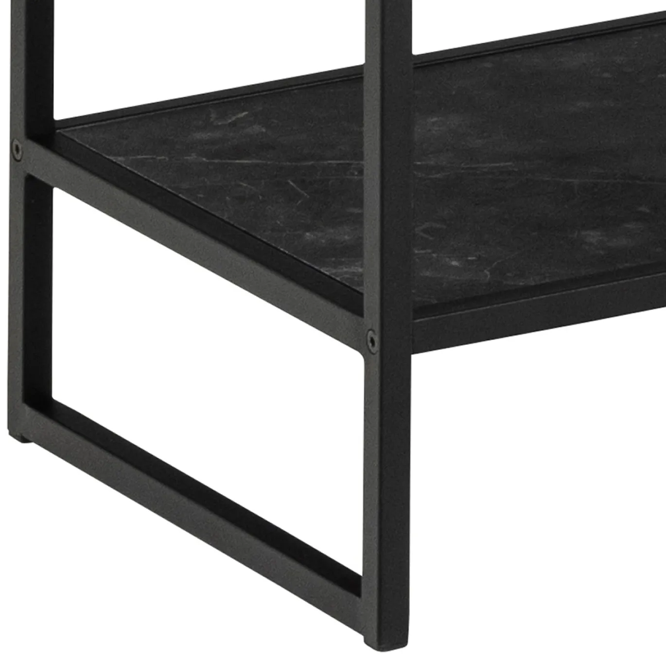 Boekenkast Diego Melamine Zwart 85x185cm - Giga Living