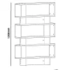 Boekenkast Elze Wit 130cm