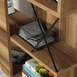Boekenkast Extra Walnoot 167cm