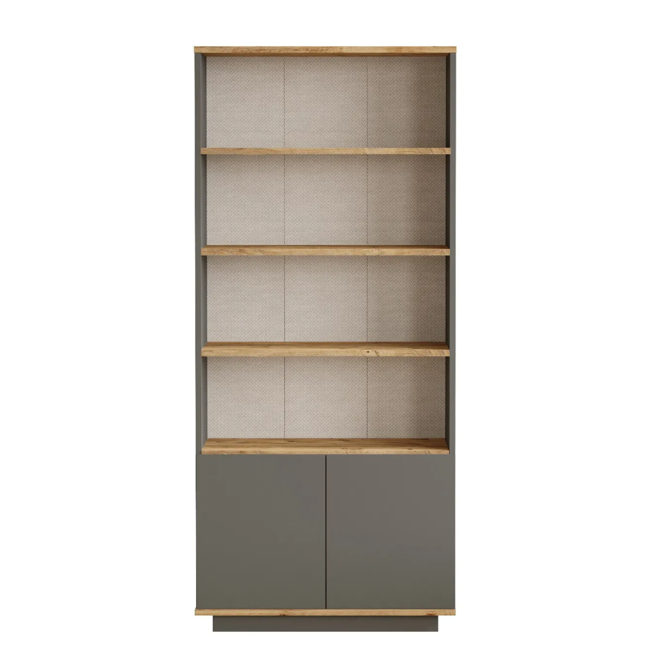 Boekenkast Filizoren Antraciet/Naturel