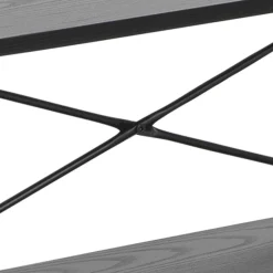 Boekenkast Finn MDF Zwart 172cm - Giga Living