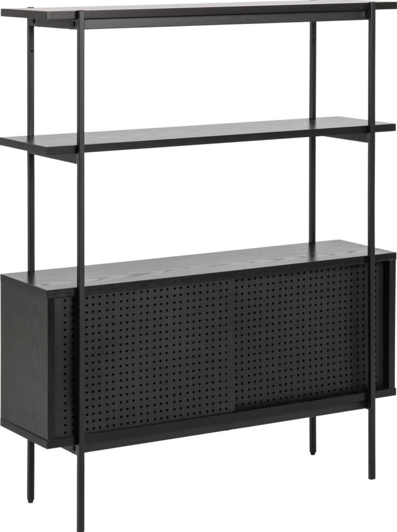 Boekenkast Finn MDF Zwart - Giga Living
