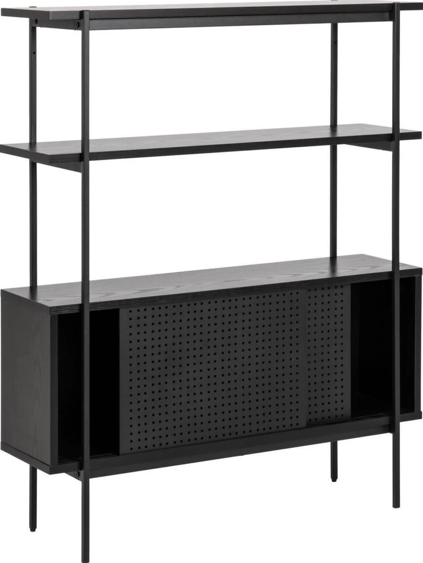 Boekenkast Finn MDF Zwart - Giga Living