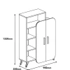 Boekenkast Form Melamine Wit