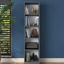 Boekenkast Hatipler Antraciet