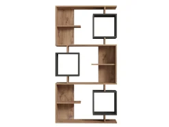 Boekenkast Icardi Naturel/Antraciet