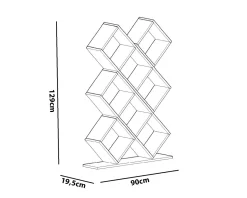 Boekenkast Kumsal Wit 130cm