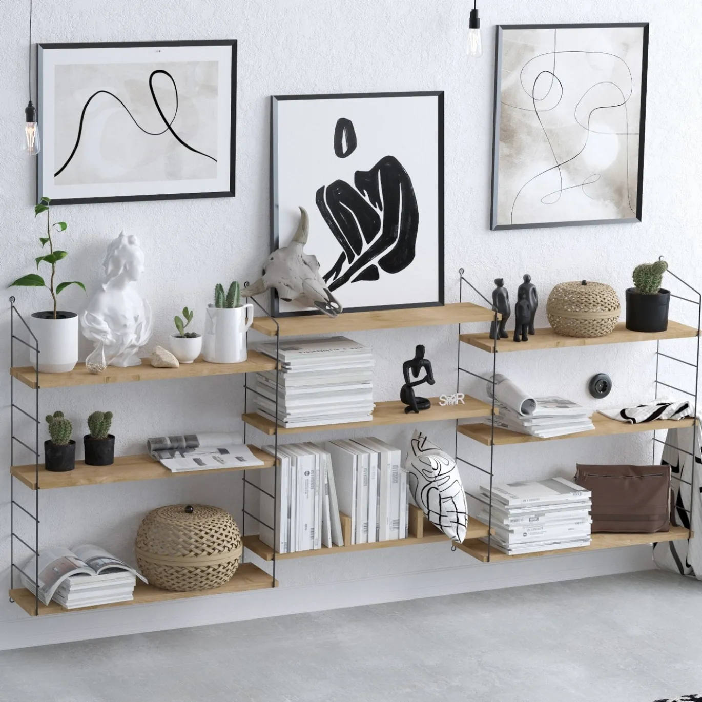 Boekenkast Laba Naturel