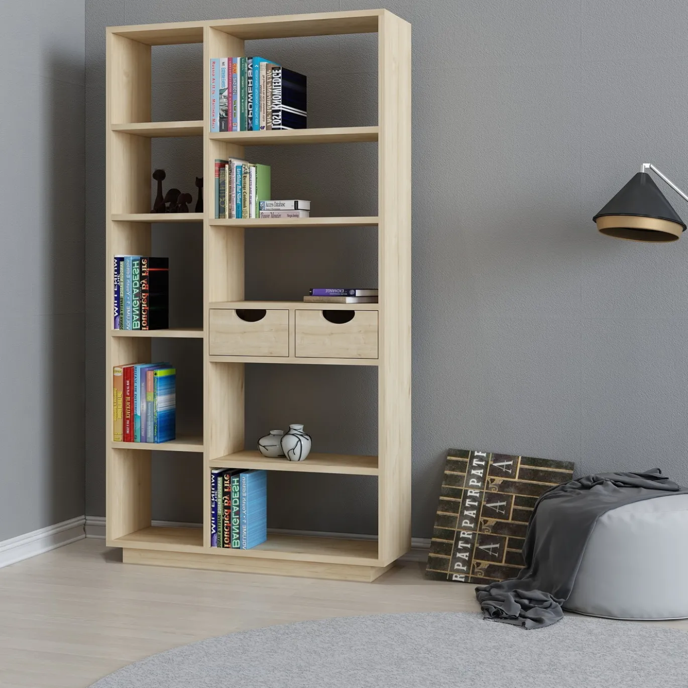 Boekenkast Luma Naturel 190cm