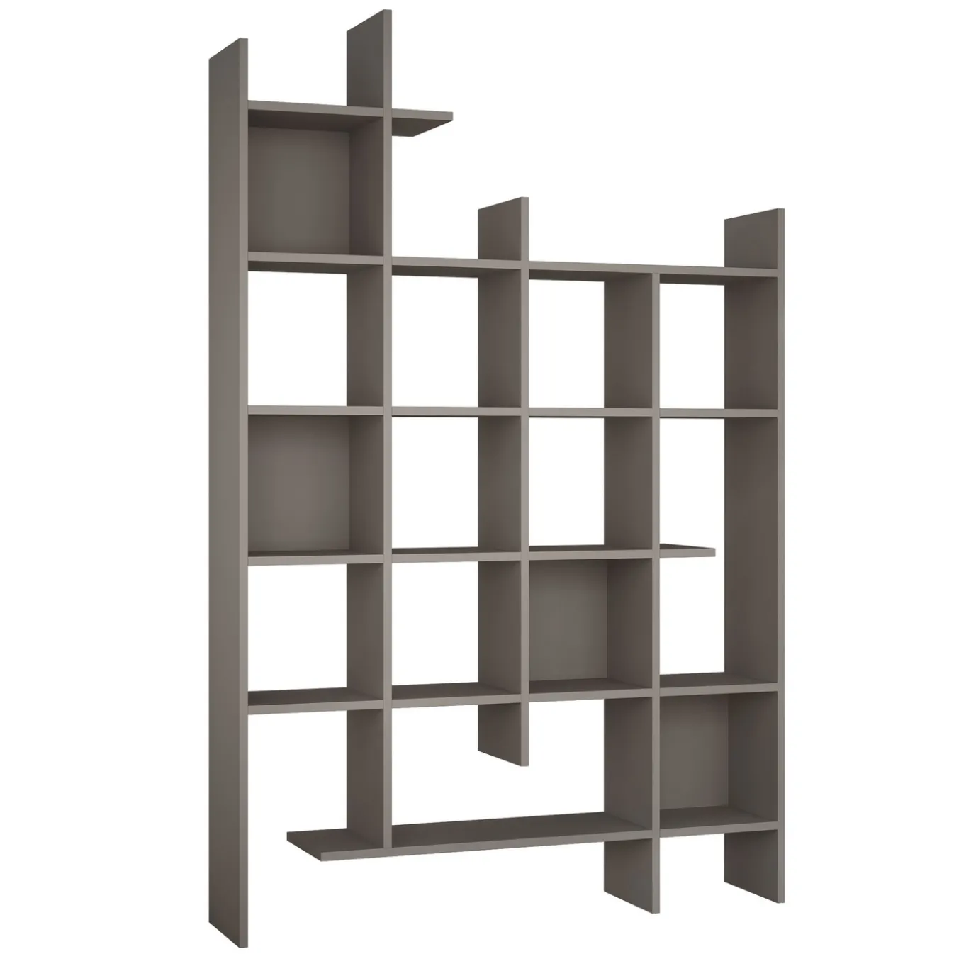Boekenkast Manco Licht Mokka 188cm