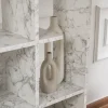 Boekenkast Manco Wit Marmerlook 188cm
