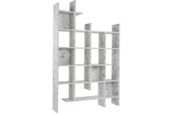 Boekenkast Manco Wit Marmerlook 188cm
