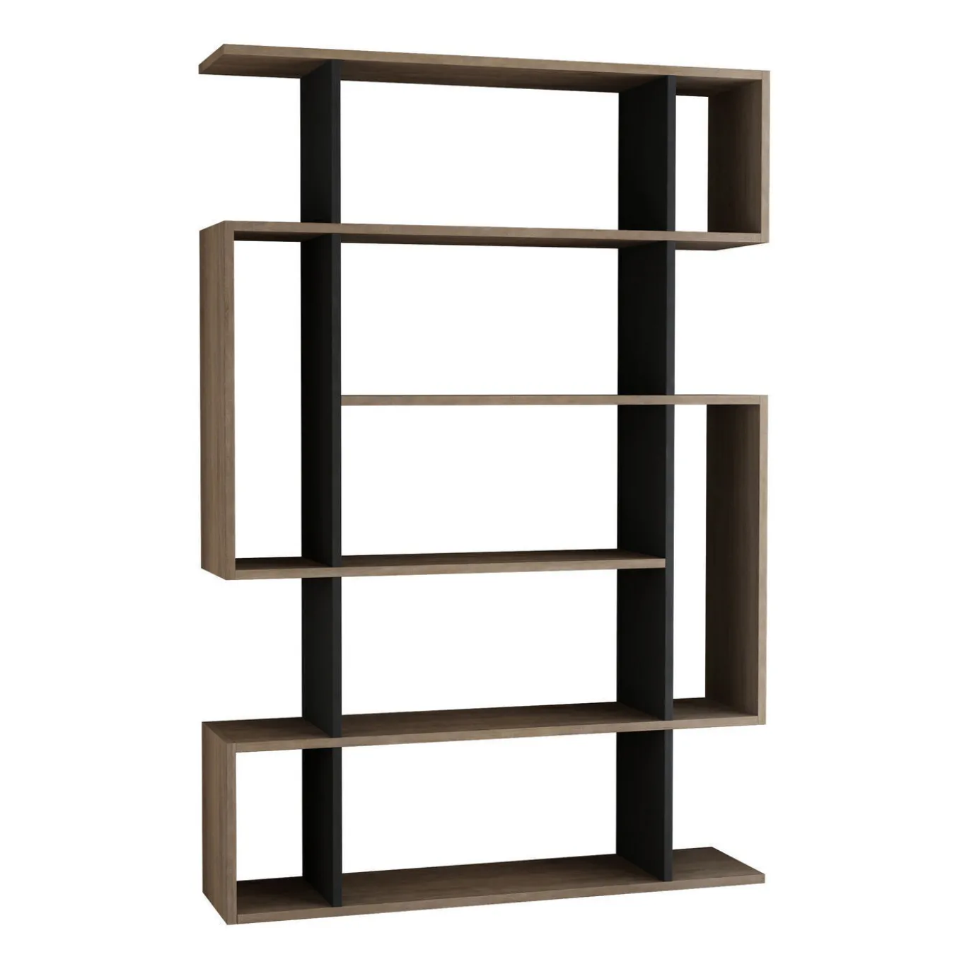 Boekenkast Mito Melamine Sonoma Eiken Antraciet