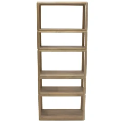 Boekenkast Noëlle 200cm Naturel - Giga Meubel