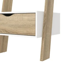 Boekenkast Oslo Wit/Naturel - Giga Living