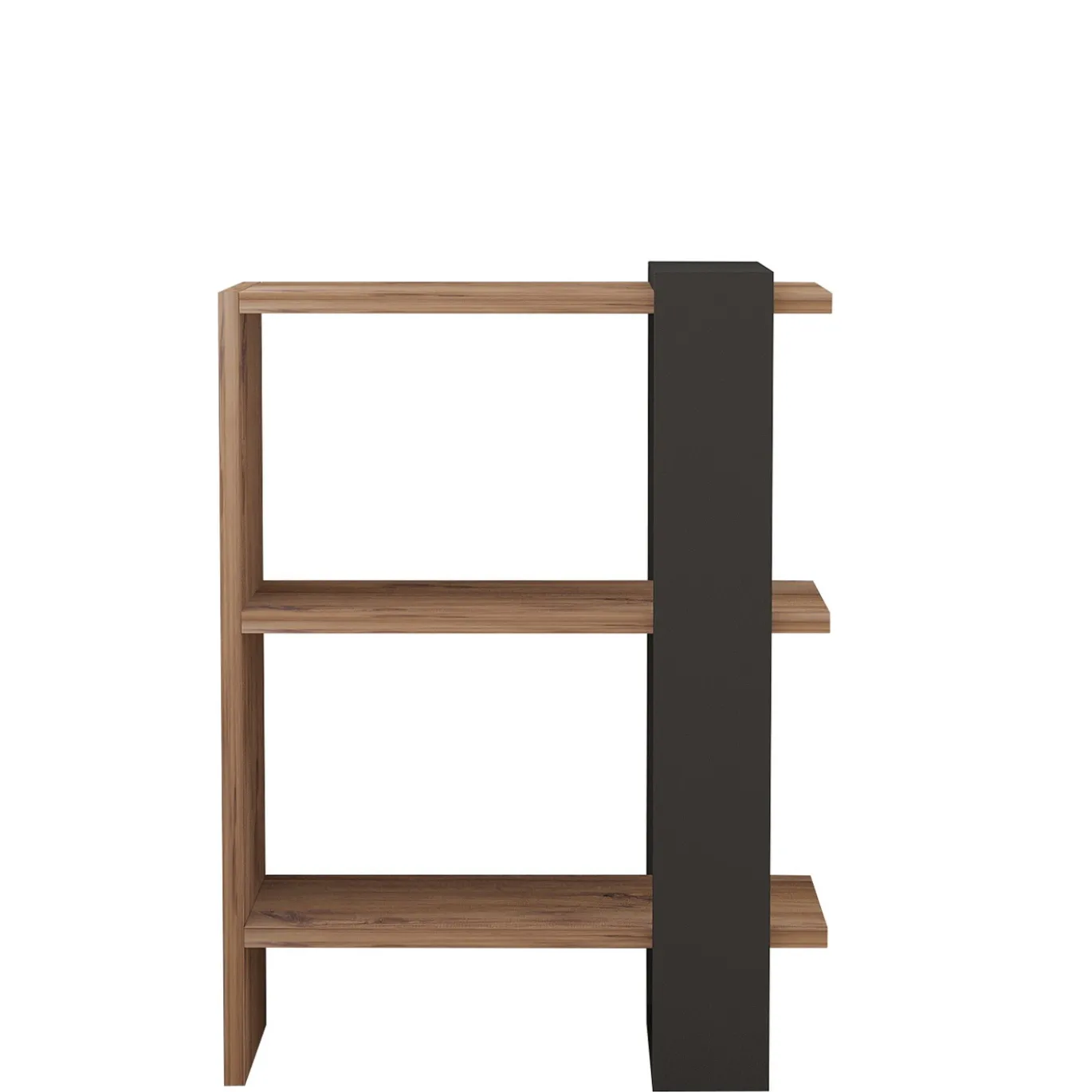 Boekenkast Ova Bruin/Antraciet 70cm