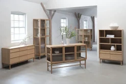Boekenkast Ponza Naturel Eiken 140cm - Giga Living