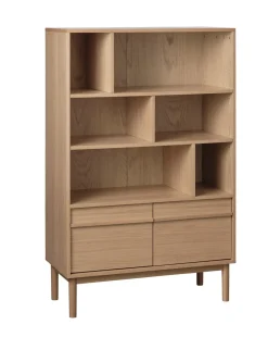 Boekenkast Ponza Naturel Eiken 140cm - Giga Living