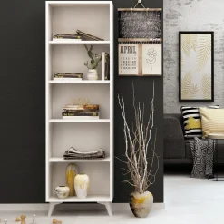 Boekenkast Potena Wit 162cm