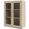 Boekenkast Prima Naturel Met Glas - Giga Living