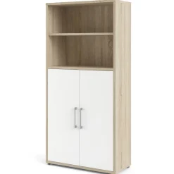 Boekenkast Prima Naturel/wit 186cm - Giga Living