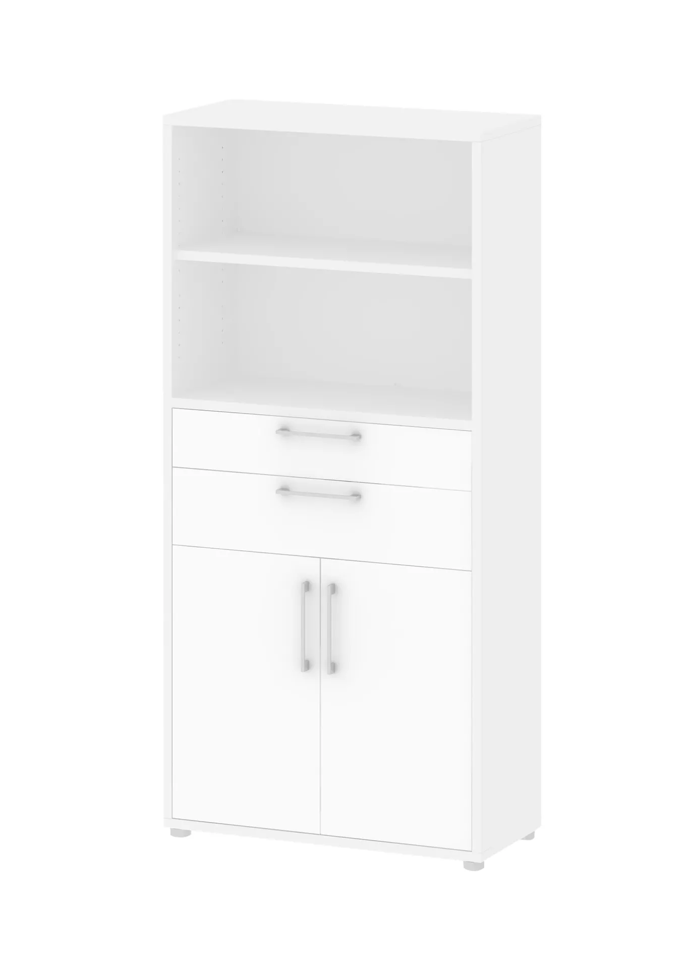 Boekenkast Prima Wit 2-lades 186cm - Giga Living