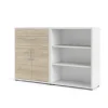 Boekenkast Prima Wit/Naturel 178x113cm - Giga Living