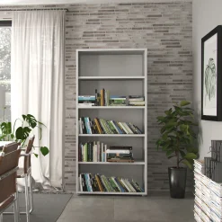 Boekenkast Prima Wit Open 186cm - Giga Living