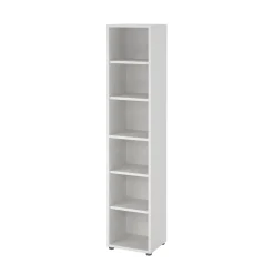 Boekenkast Prima Wit 5-planken 205cm - Giga Living