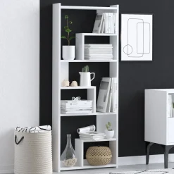 Boekenkast Prins Wit 150cm