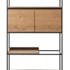 Boekenkast Rivoli Naturel H181 cm - Giga Living