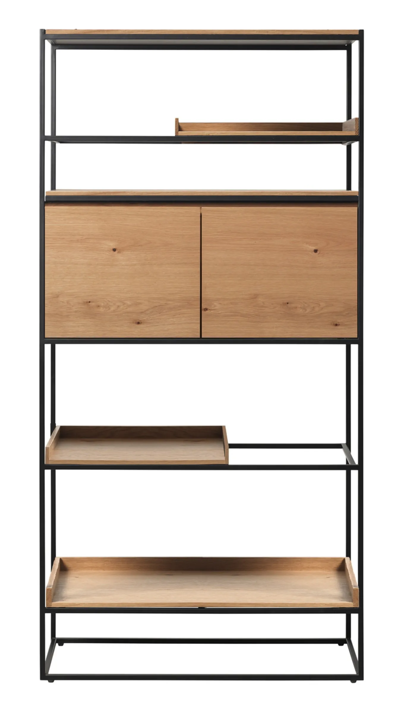 Boekenkast Rivoli Naturel H181 cm - Giga Living