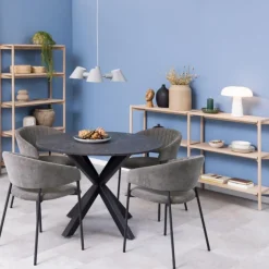 Boekenkast Ronna Eikenfineer Wit 160cm - Giga Living
