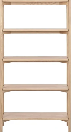 Boekenkast Ronna Eikenfineer Wit 160cm - Giga Living