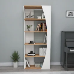 Boekenkast Selge Wit/Naturel 150cm