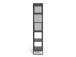 Boekenkast Selva Zwart 185x120cm - Giga Living