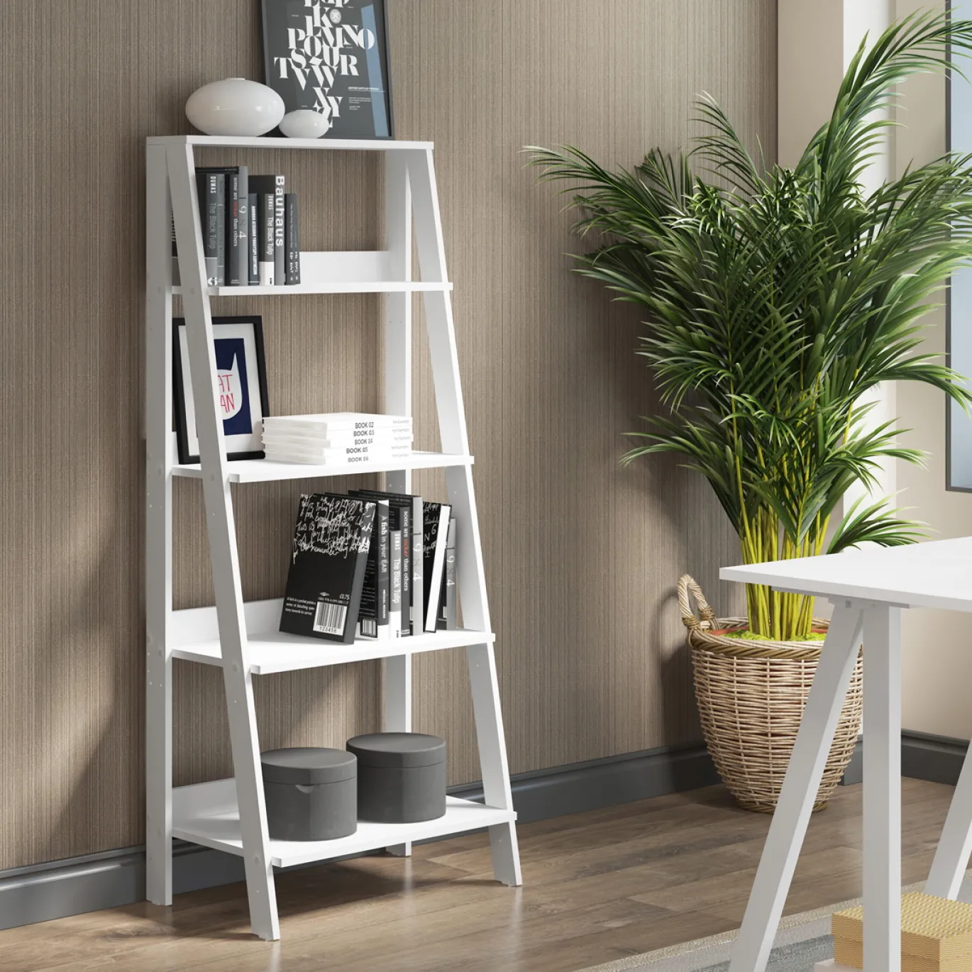 Boekenkast Setre Wit 180cm