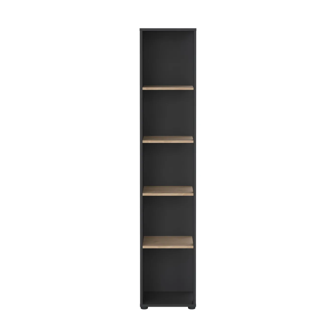 Boekenkast Sign Jackson B Hickory Matgrijs 41x205cm - Giga Living