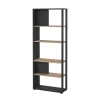 Boekenkast Sign Jackson Hickory Matgrijs 80x205cm - Giga Living