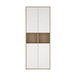 Boekenkast Sign Wit Jackson Hickory 240x205cm - Giga Living