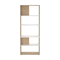 Boekenkast Sign Wit Jackson Hickory 80x205cm - Giga Living