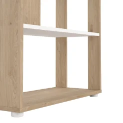 Boekenkast Sign Wit Jackson Hickory 80x205cm - Giga Living