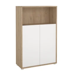 Boekenkast Sign Wit Jackson Hickory 124cm - Giga Living