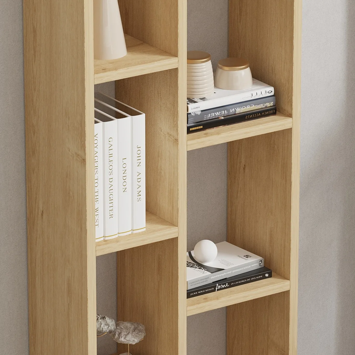 Boekenkast Tomi Naturel 150cm