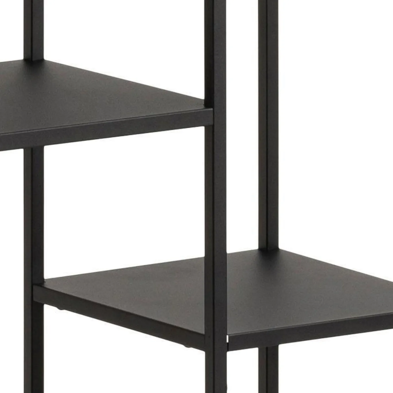Boekenkast Valencia Metal Zwart 165cm - Giga Living