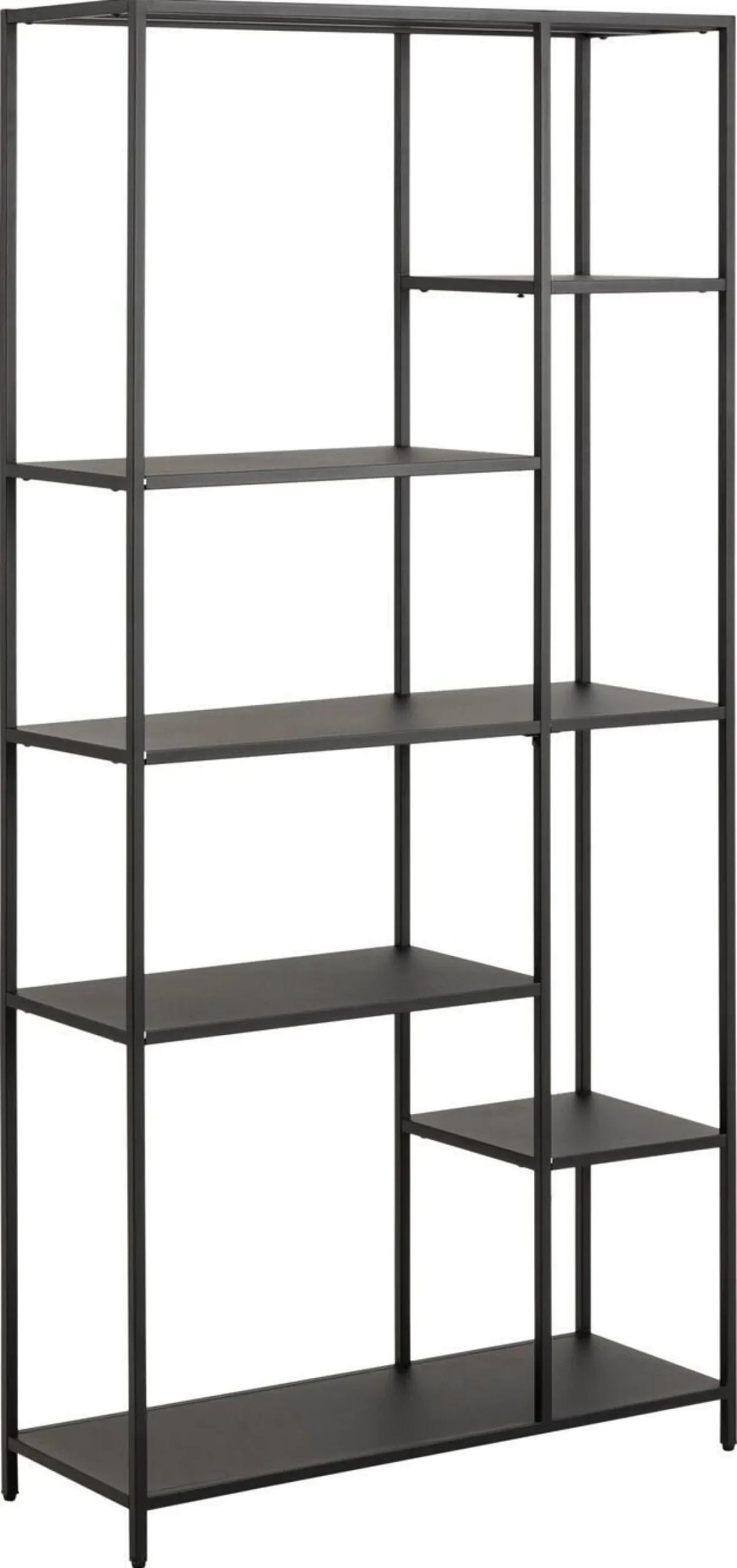 Boekenkast Valencia Metal Zwart 165cm - Giga Living