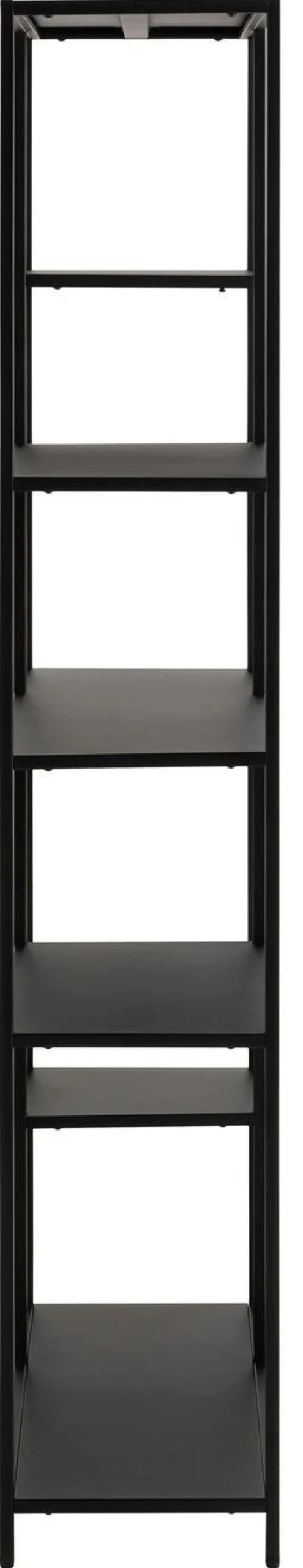 Boekenkast Valencia Metal Zwart 165cm - Giga Living