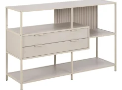 Boekenkast Varven Melamine Grijs Met Lades 114cm - Giga Living